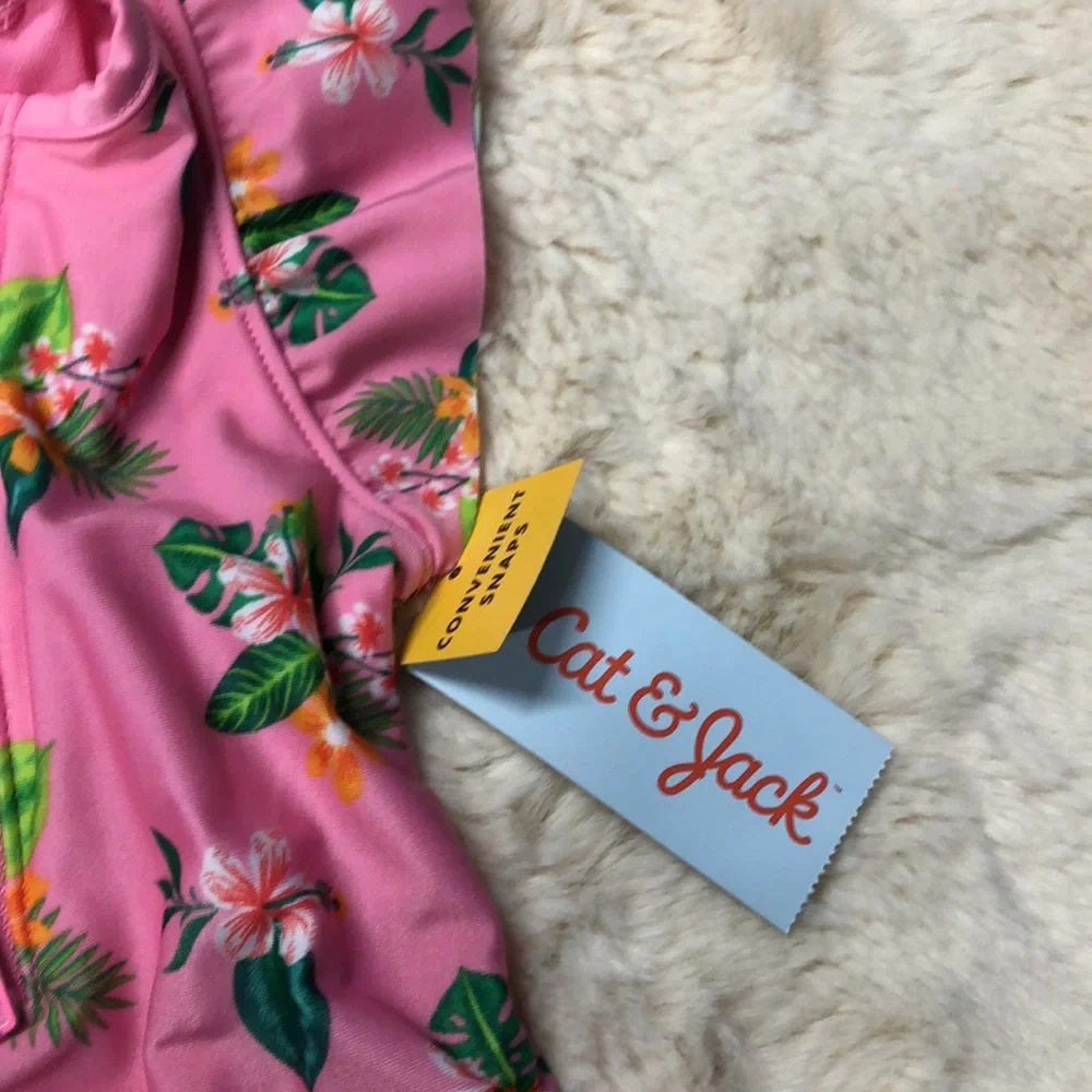 NWT Cat & Jack swimsuit 12‎ months